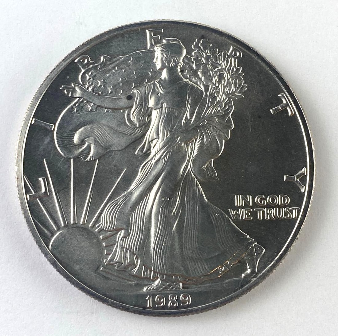 1989 US 1 Oz American Silver Eagle (1 of 2)
