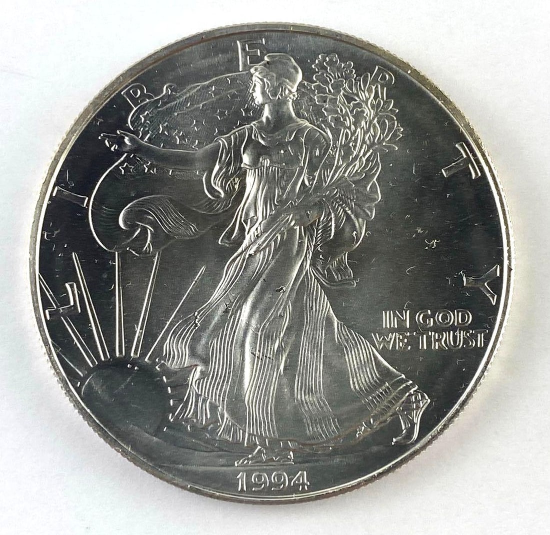 1994 US 1 Oz American Silver Eagle (1 of 2)