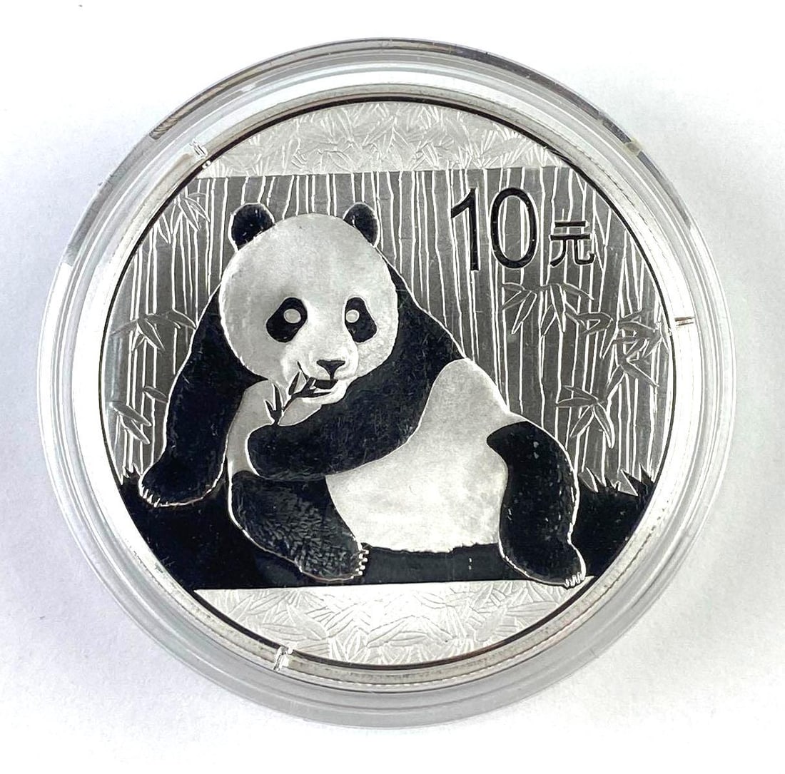2015 Chinese Panda 1 Oz .999 Fine Silver Round (1 of 2)