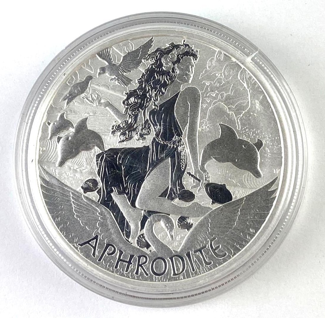 2020 Aphrodite 1 Oz .9999 Fine Silver Queen Elizabeth Round: 2020 Aphrodite 1 Oz .9999 Fine Silver Queen Elizabeth Round