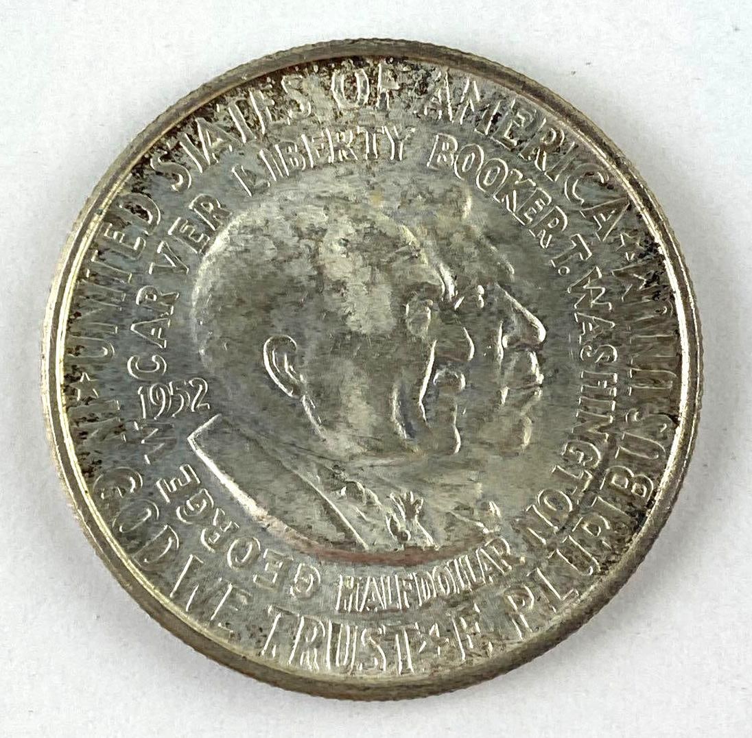 1952 Carver-Washington Commemorative Silver Half Dollar: 1952 Carver-Washington Commemorative Silver Half Dollar