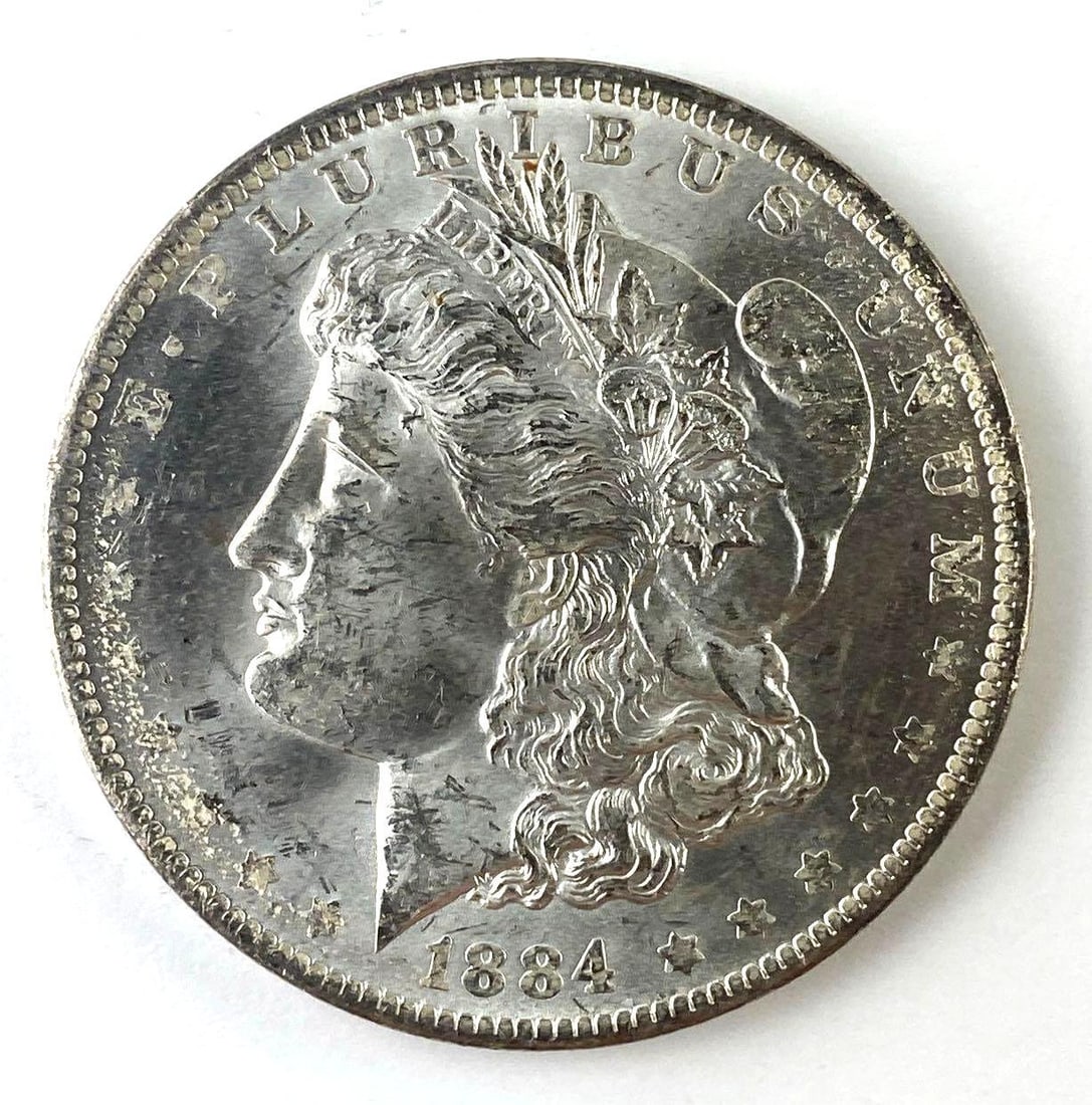 1884 O US Morgan Silver Dollar (1 of 2)