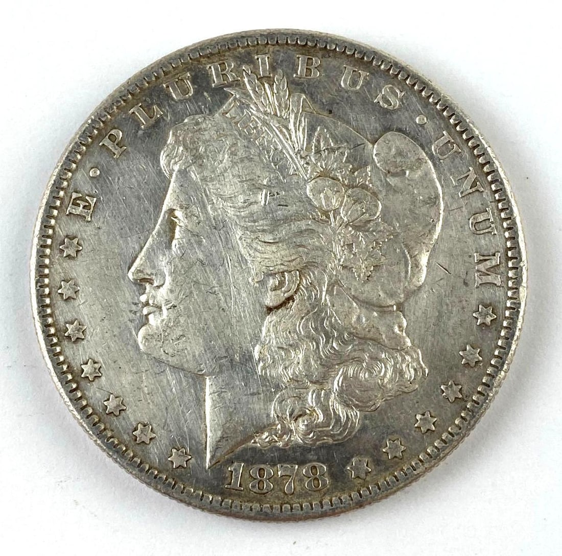 1878 S US Morgan Silver Dollar (1 of 2)