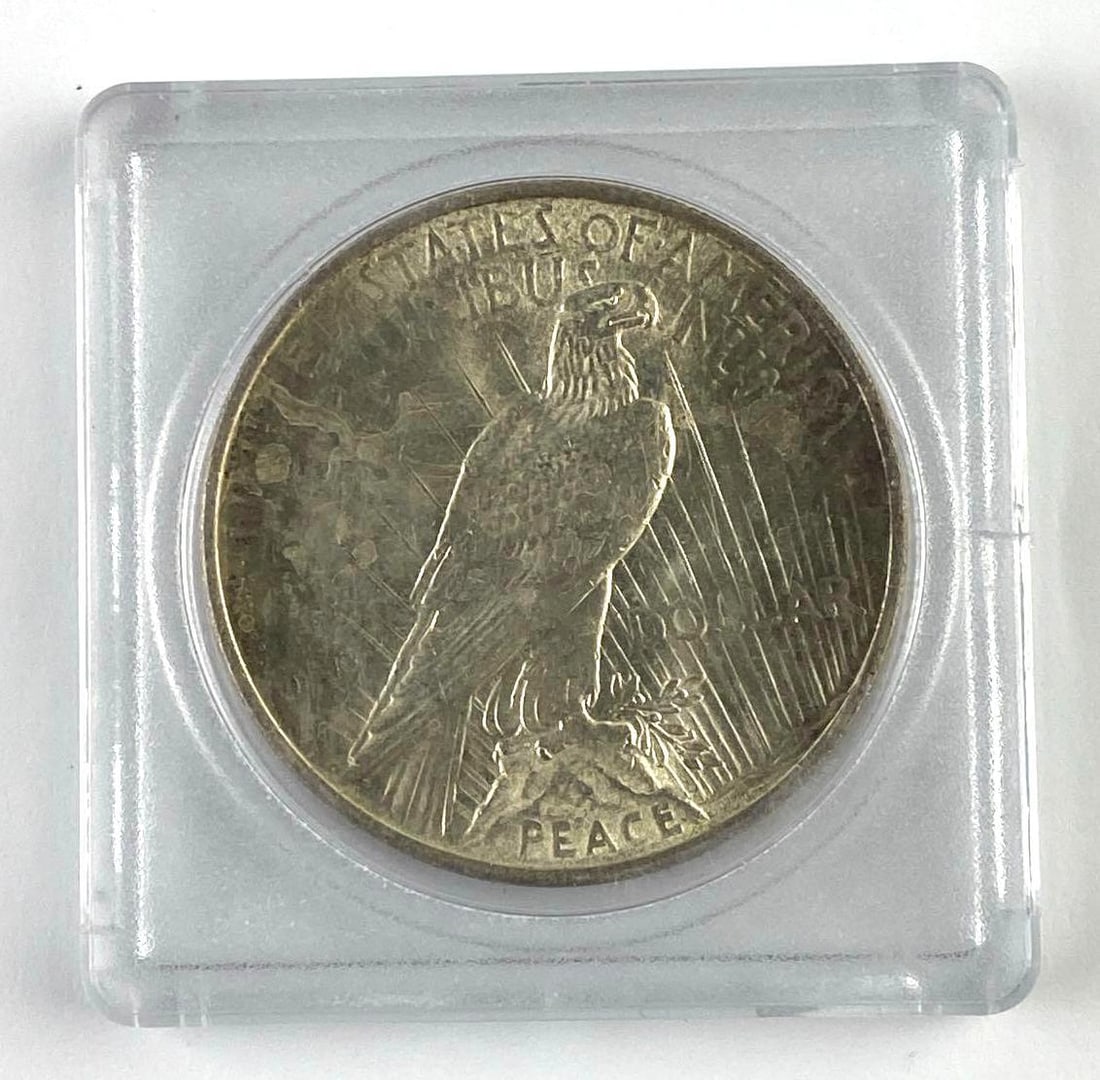 1923 US Peace Silver Dollar - 2