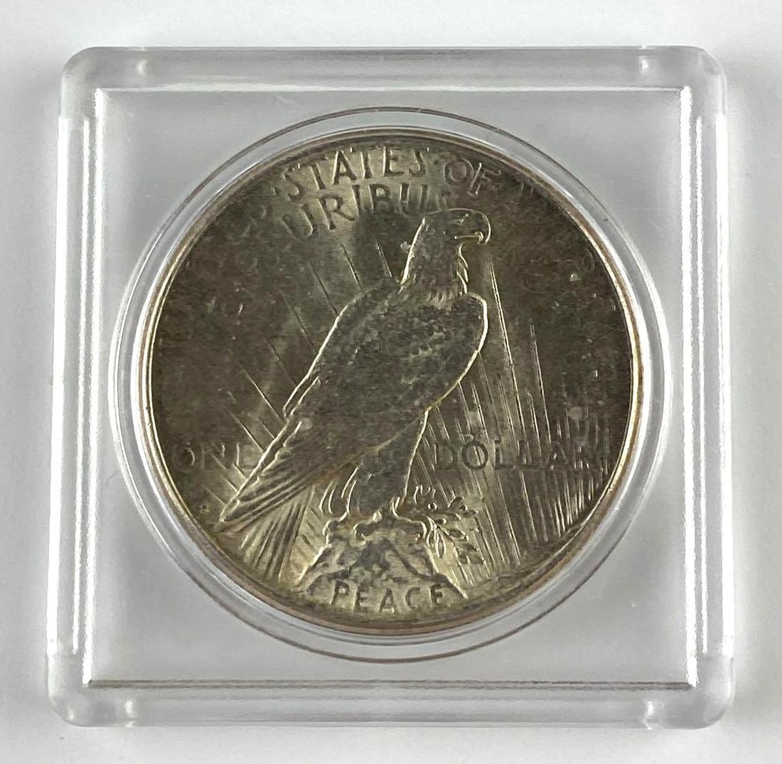 1923 US Peace Silver Dollar - 2