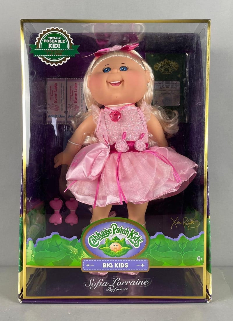 LE Cabbage Patch Big Kids Sofia Lorraine Performer Doll: Limited edition of 1000, original packaging, 18" doll