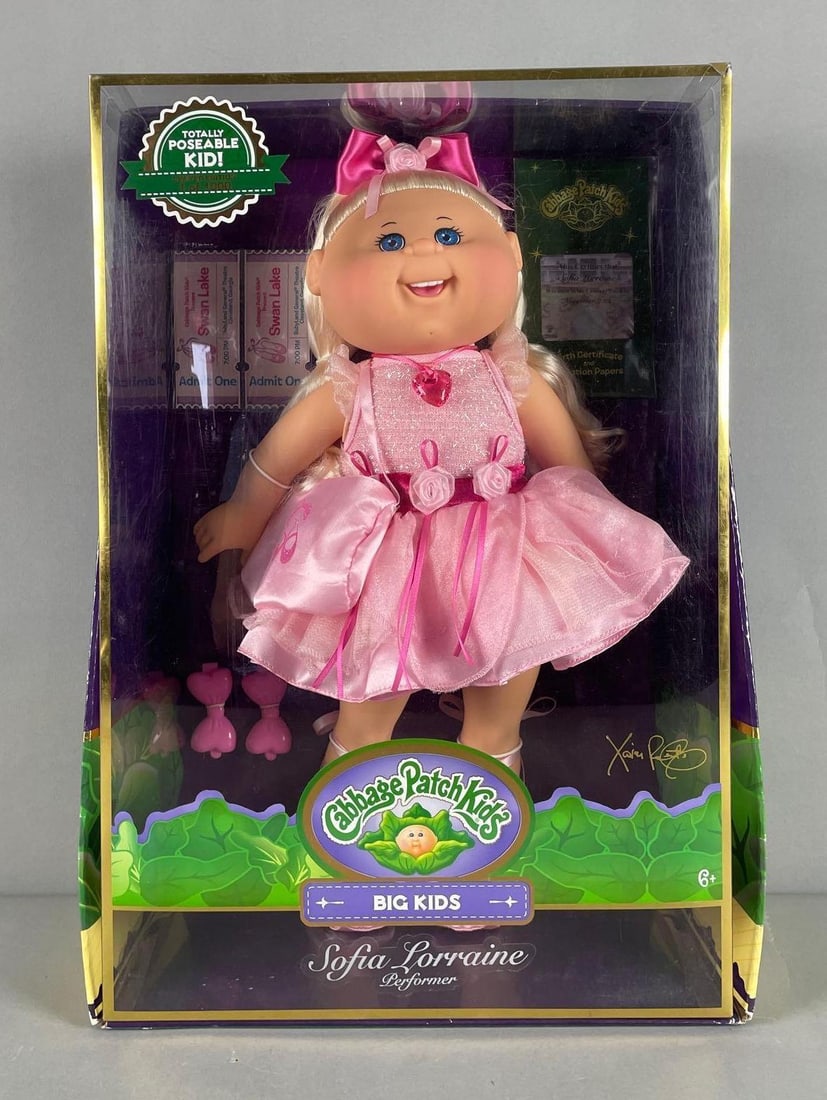 LE Cabbage Patch Big Kids Sofia Lorraine Performer Doll: Limited edition of 1000, 18" doll, original packaging