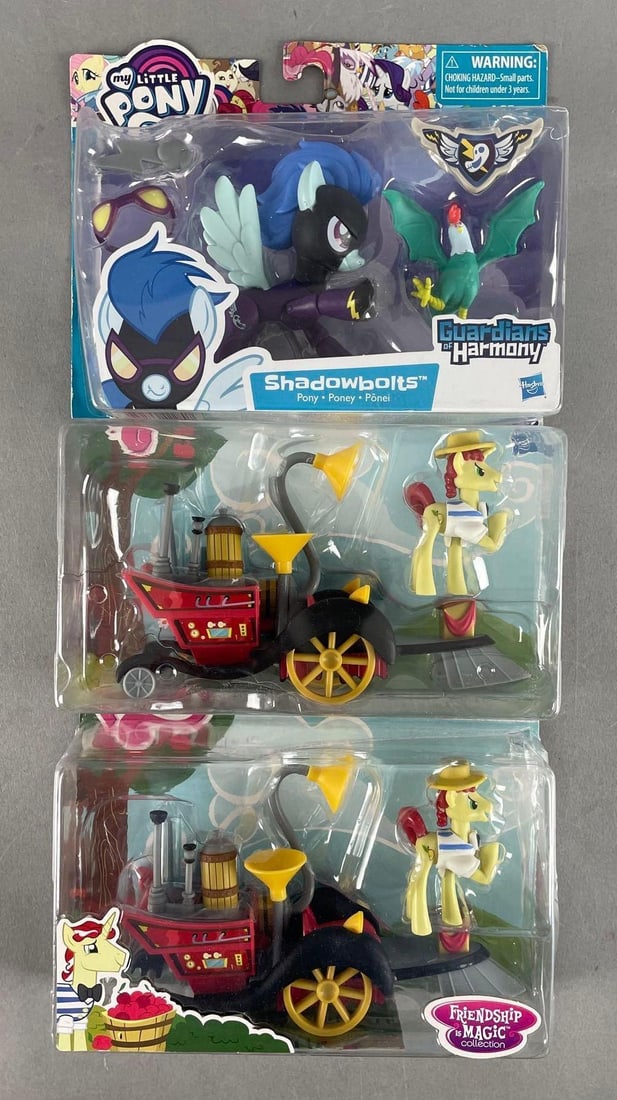 Group of Hasbro My Little Pony Figure Sets: Includes guardians of harmony shadowbolts