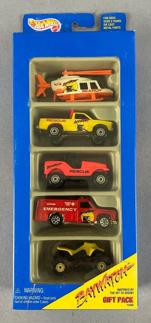 Mattel Hot Wheels Baywatch Die-Cast Gift Pack: 1994 original packaging