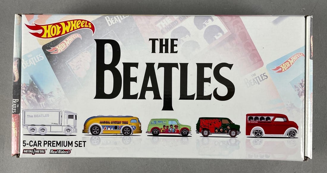 Mattel Hot Wheels The Beatles Die-Cast Car Premium Set: Sealed original packaging