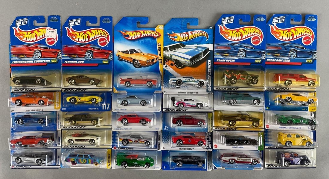 Group of Mattel Hot Wheels Die-Cast Vehicles: Includes includes nova wagon, 64 riviera
