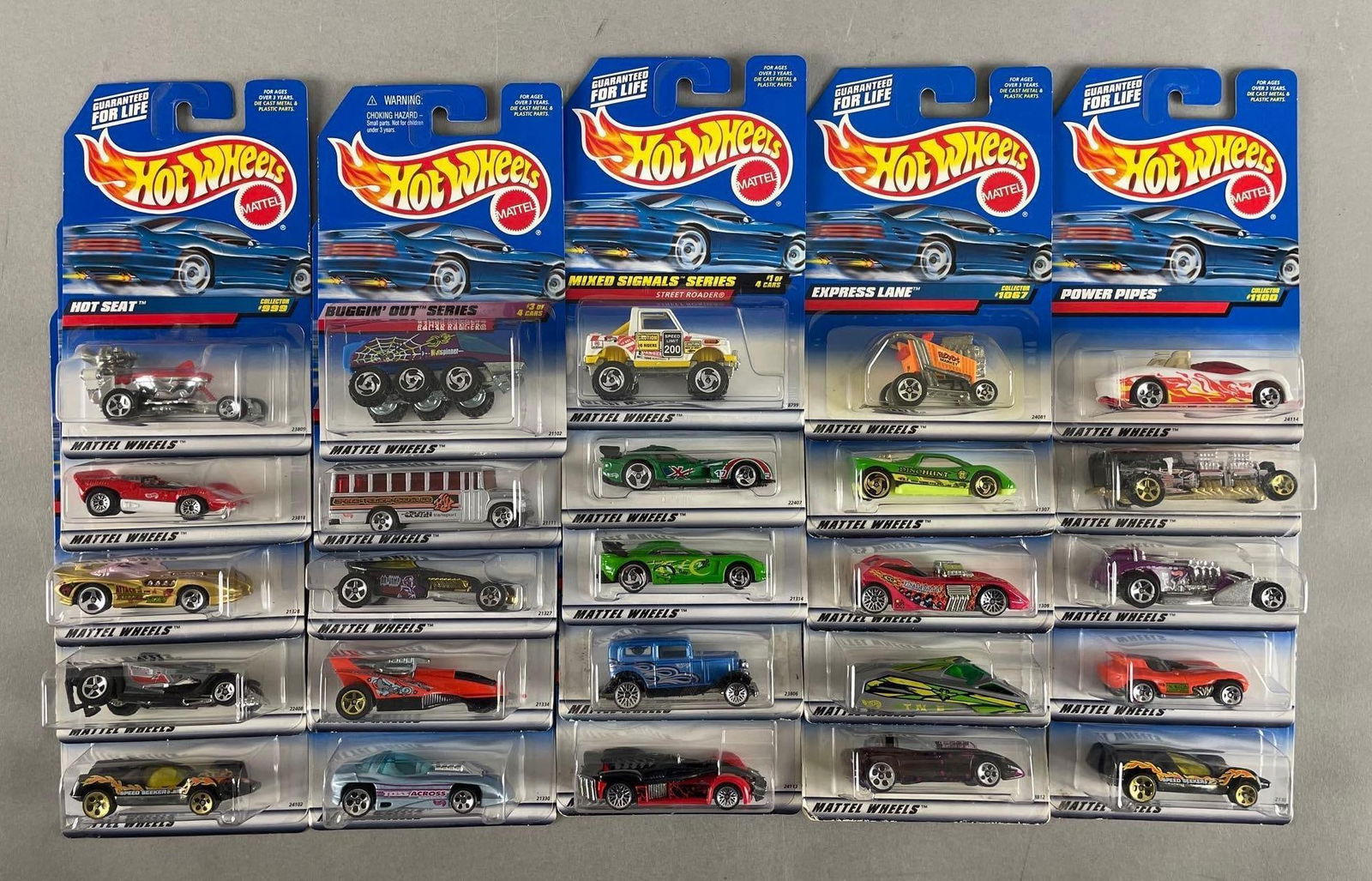Group of 1998 Mattel Hot Wheels Die-Cast Vehicles: Includes sweet sixteen II, radar ranger