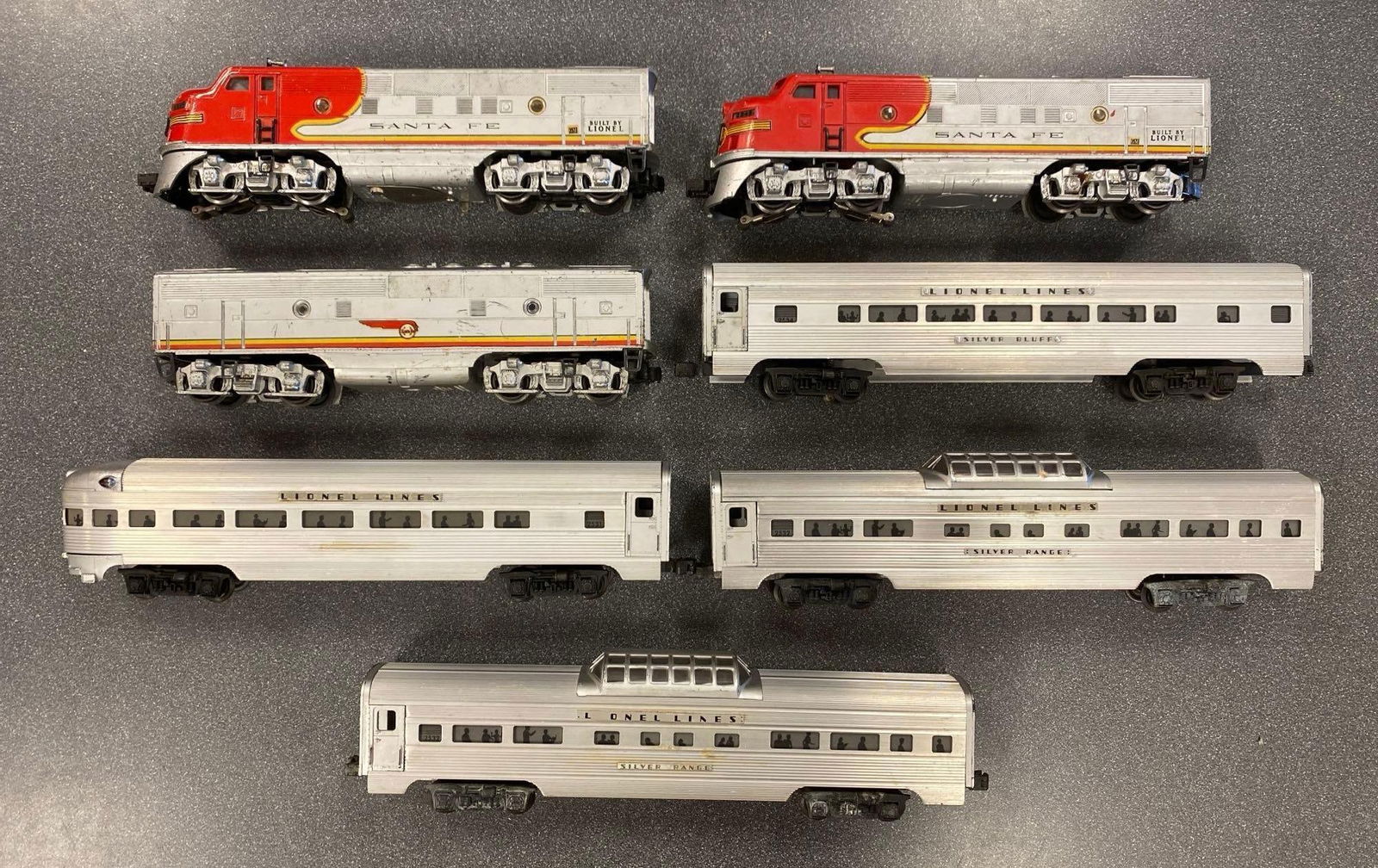 Group of Lionel O Scale Locomotives and Train Cars (1 of 3)