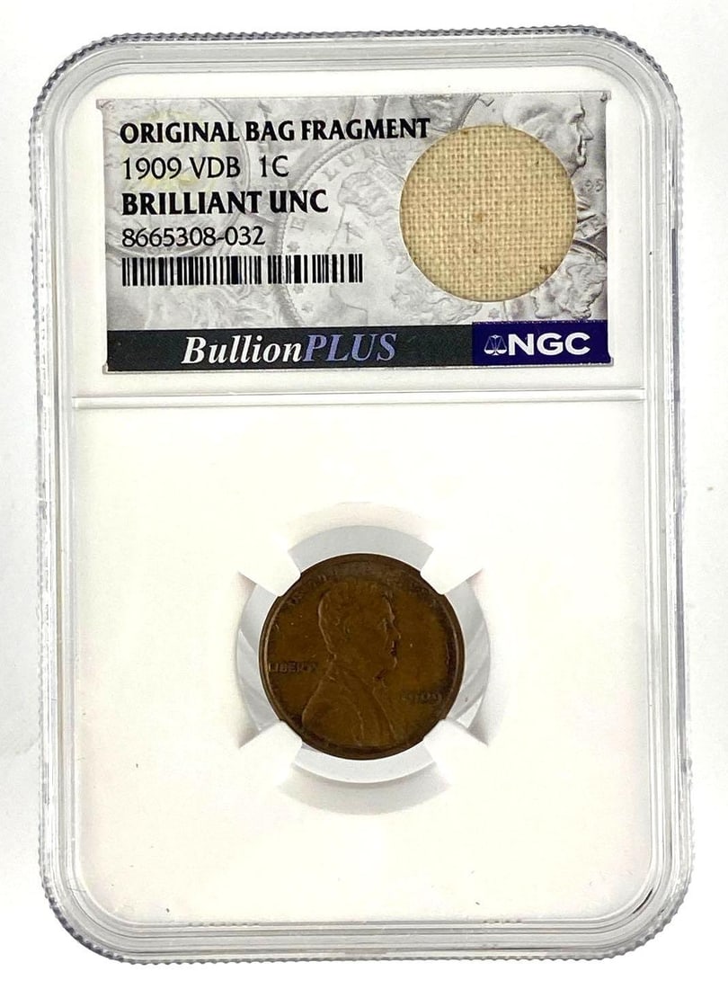 1909 VDB Lincoln Wheat Penny NGC Brilliant UNC (1 of 2)
