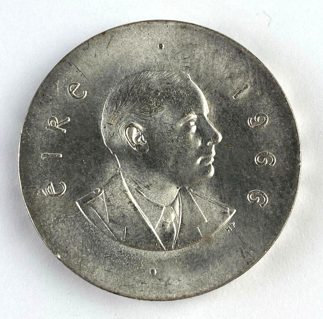 1966 Ireland Silver 10 Shilling Coin: 1966 Ireland Silver 10 Shilling Coin