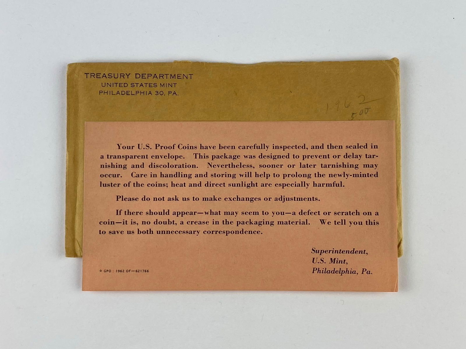 1962 United States Mint Proof Set - 3