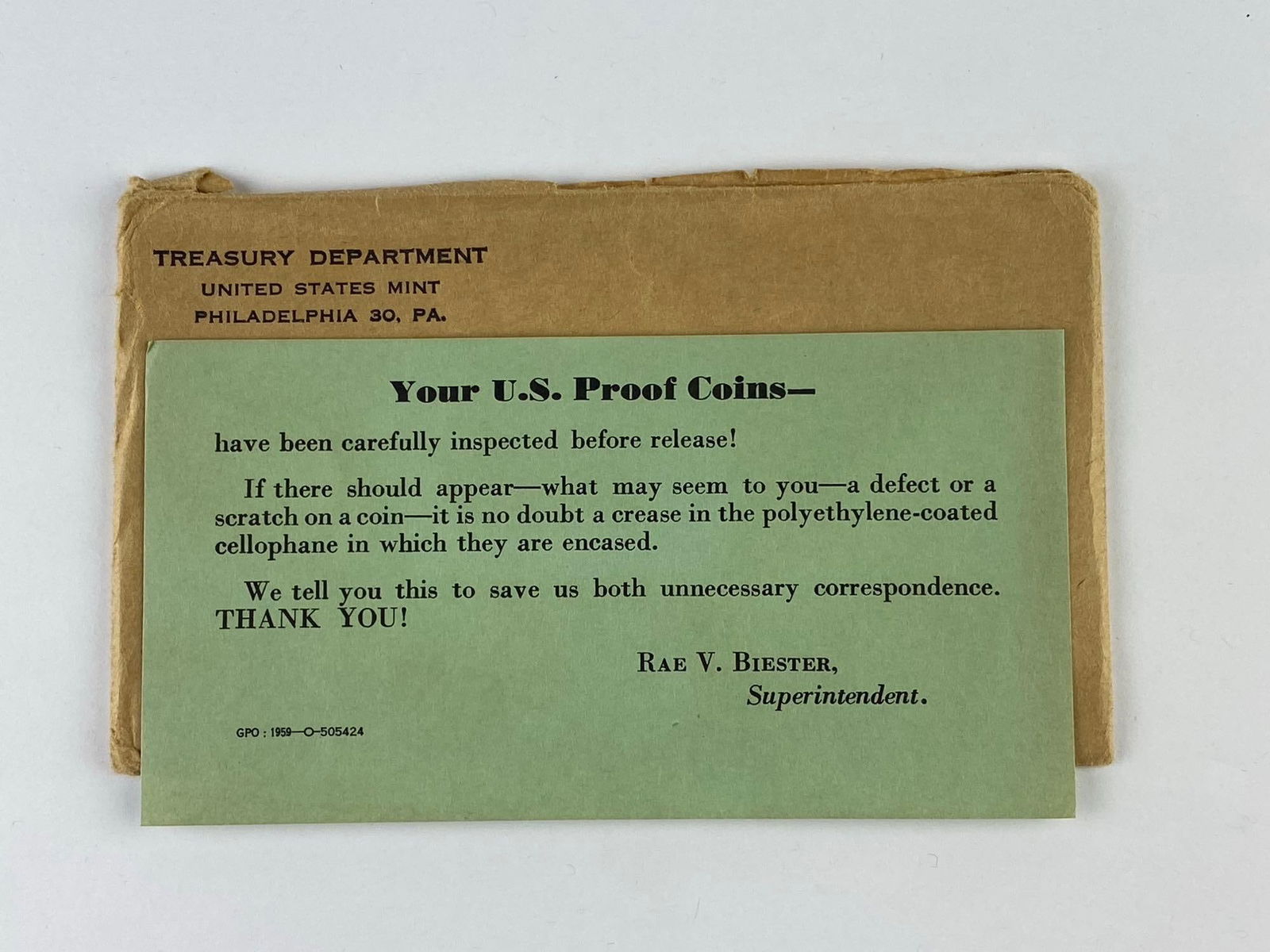 1960 United States Mint Proof Set - 3