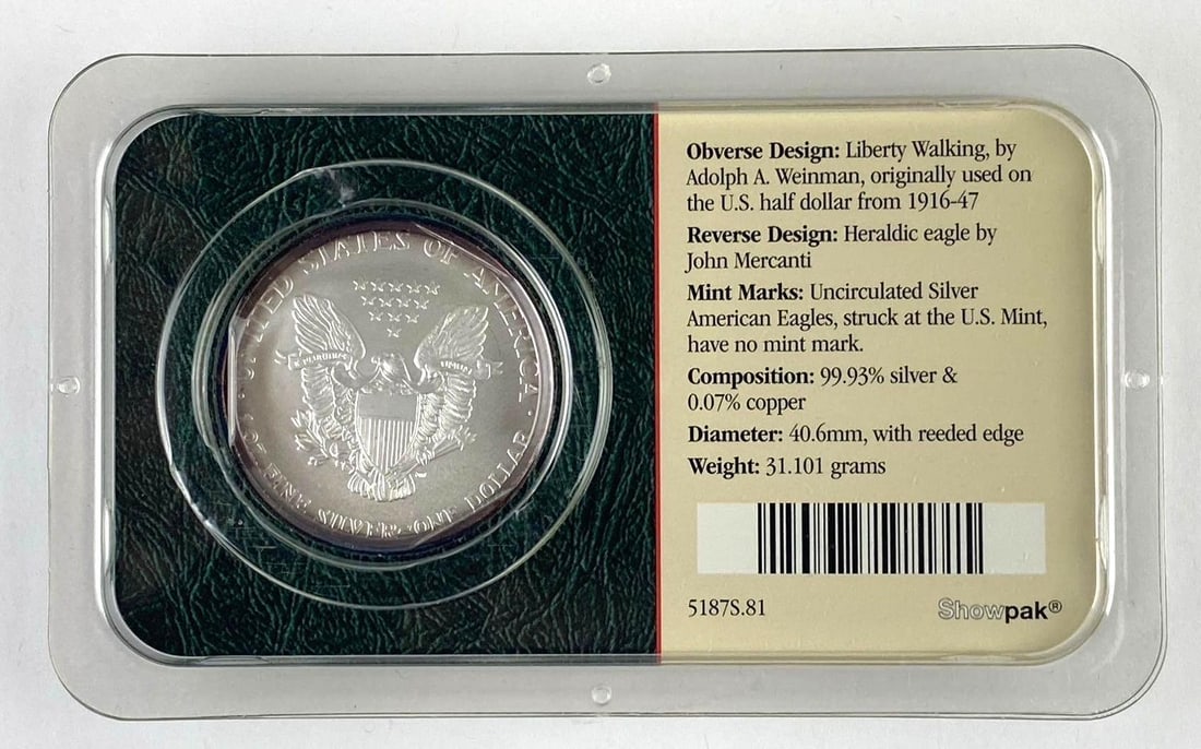 2004 US 1 Oz American Silver Eagle - 2