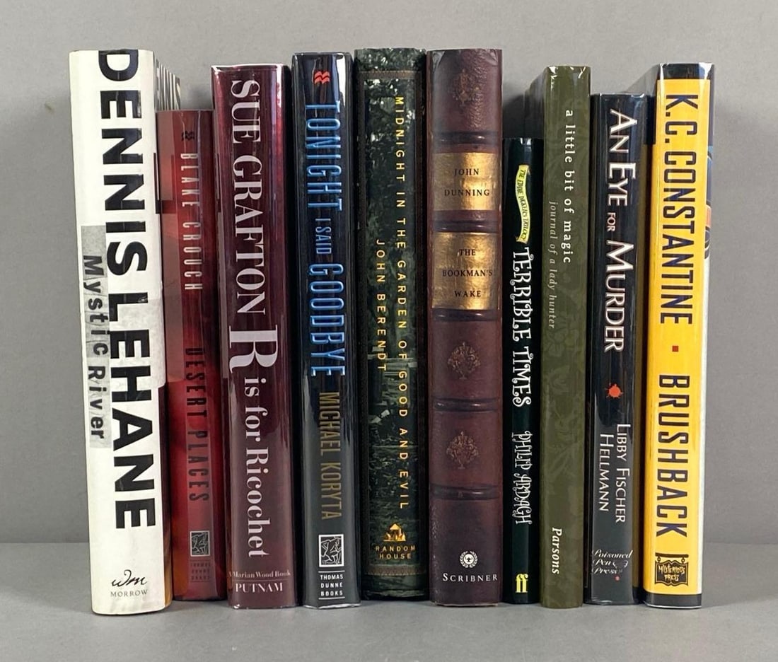 Group of 10 Signed Hardcover Books (1 of 2)