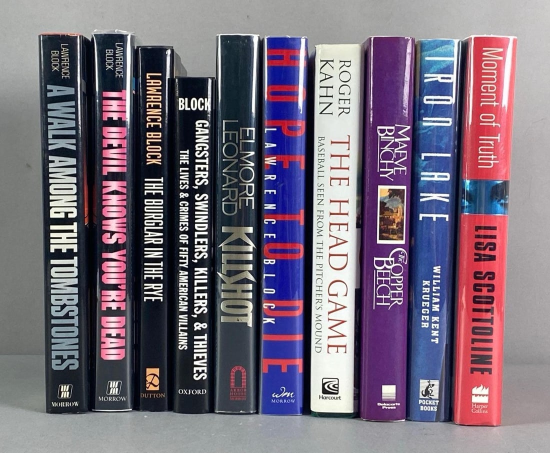 Group of 10 Signed Hardcover Books (1 of 2)