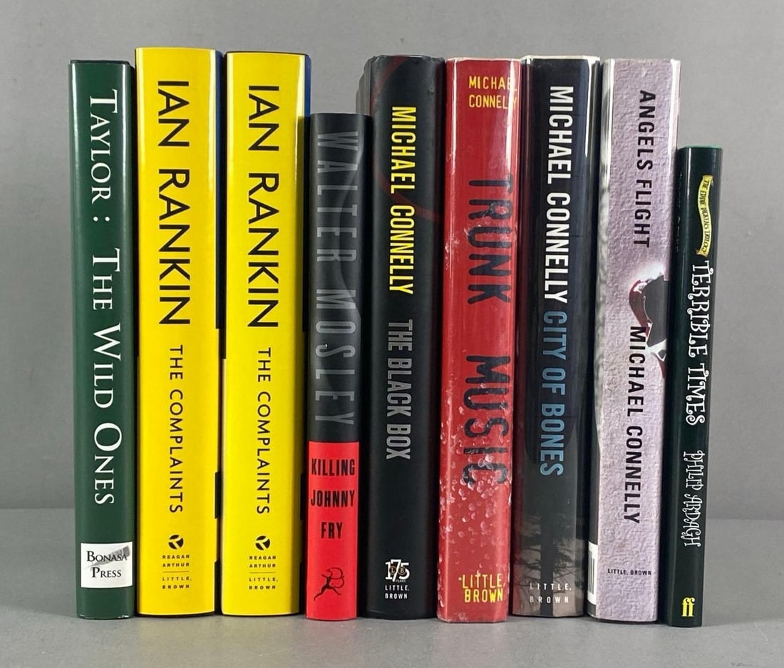 Group of 9 Signed Hardcover Books (1 of 2)