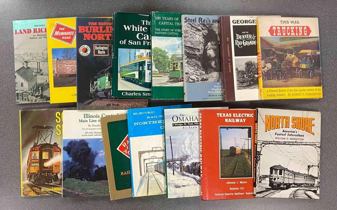 Group of Railroad and Train Hardcover Books (1 of 3)