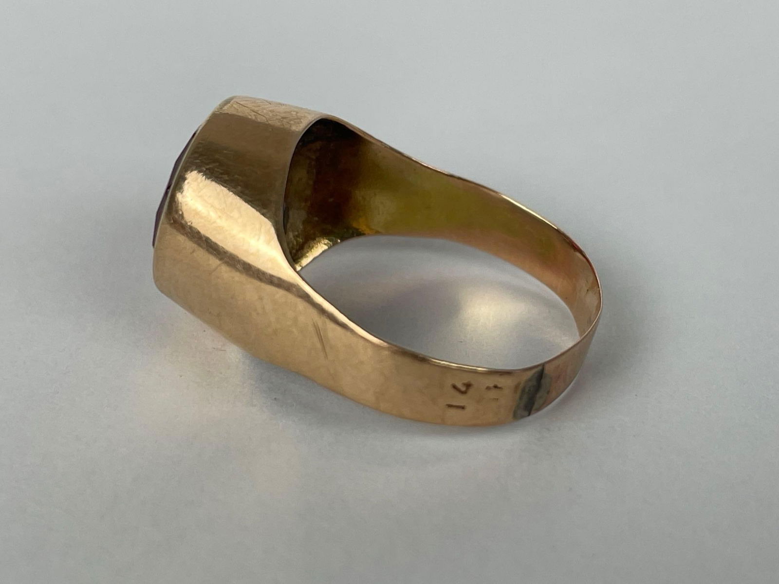 14K Gold and Ruby Ring - 2