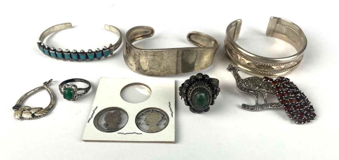 Group of Vintage Sterling Silver Jewelry (1 of 3)