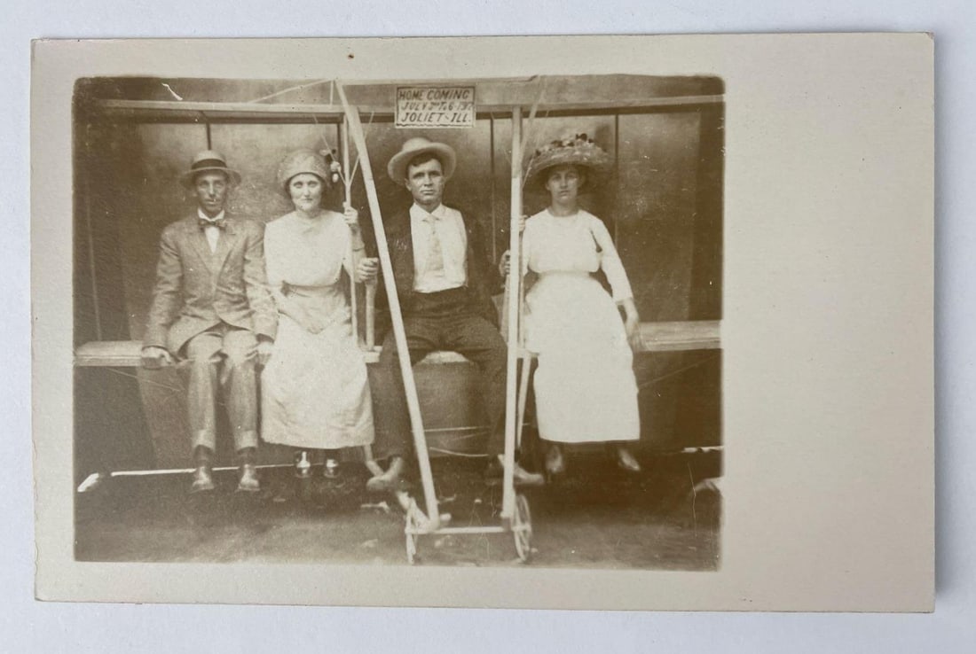 1917 Joliet IL Homecoming Postcard: Unused