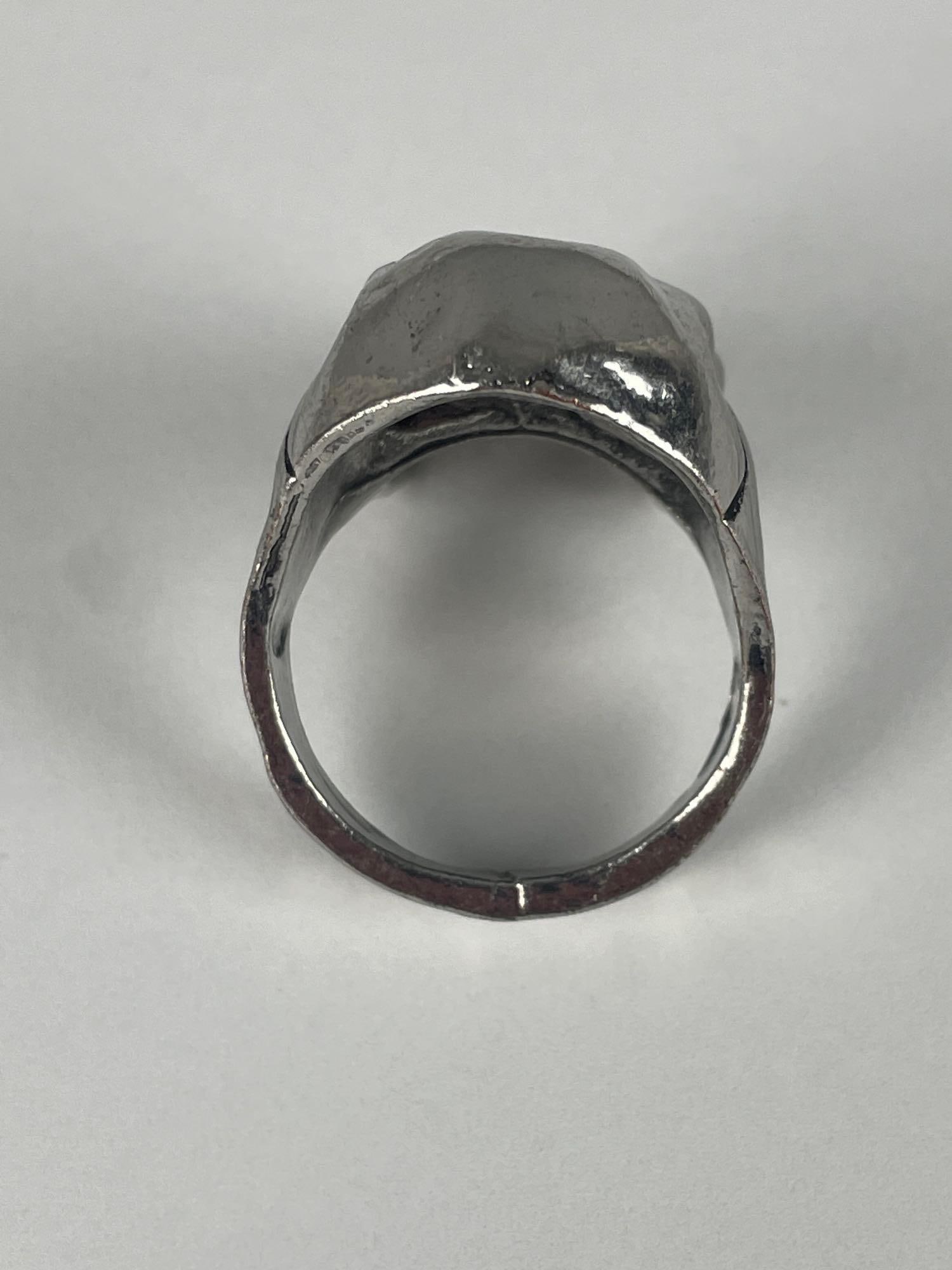 Stainless Steel Skull Ring - 3