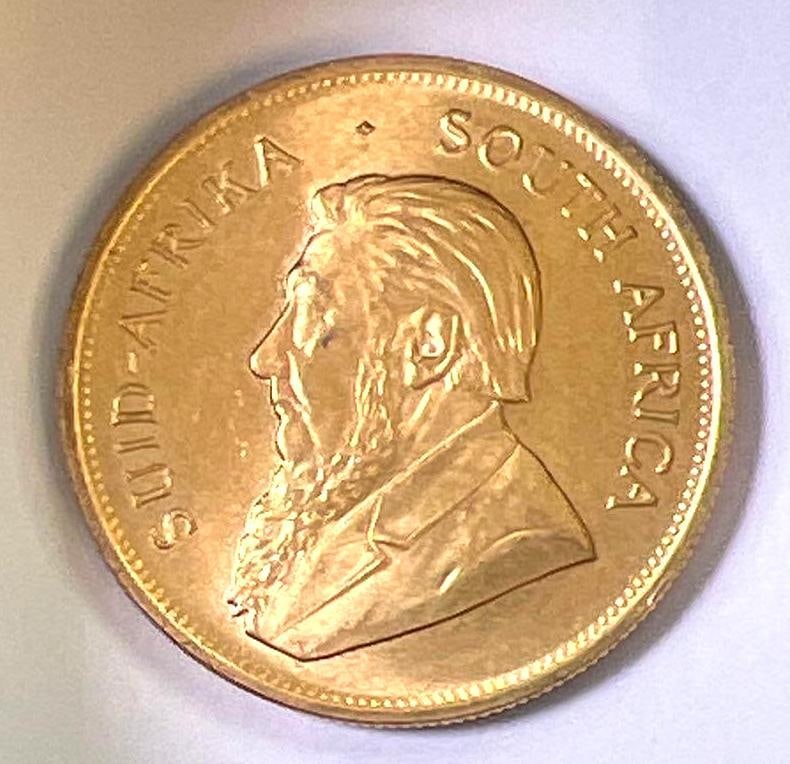 1983 South African Krugerrand 1 oz Fine Gold Coin (1 of 2)