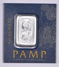 PAMP Suisse 1 Gram .9995 Fine Platinum Ingot / Bar.: One Gram .9995 Fine Platinum.