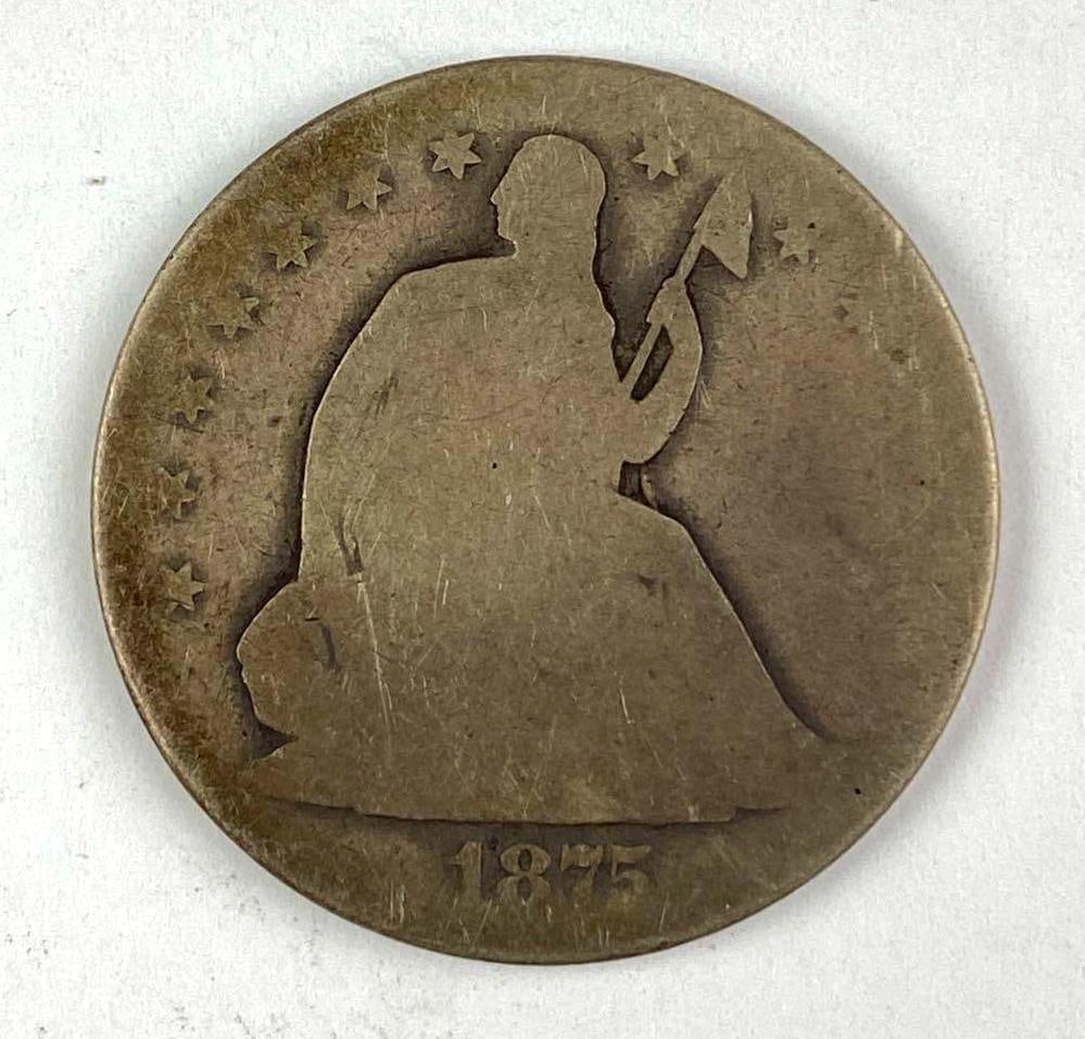 1875 US Seated Liberty Half Dollar: 1875 US Seated Liberty Half Dollar
