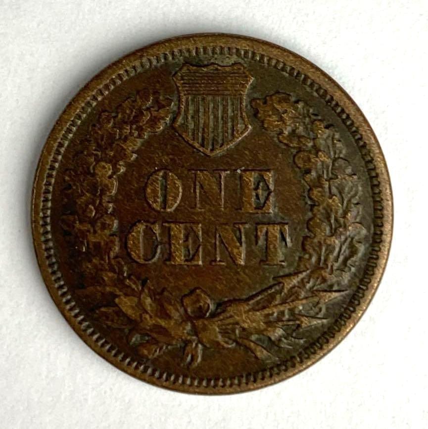 1868 US Indian Head Cent - 2