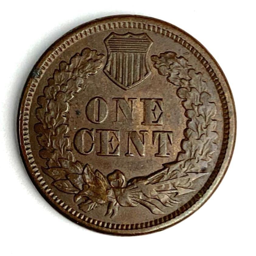 1877 US Indian Head Cent - 2