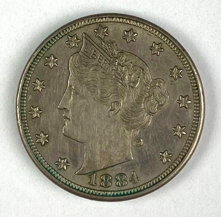 1884 US Liberty Head V Nickel: 1884 US Liberty Head V Nickel