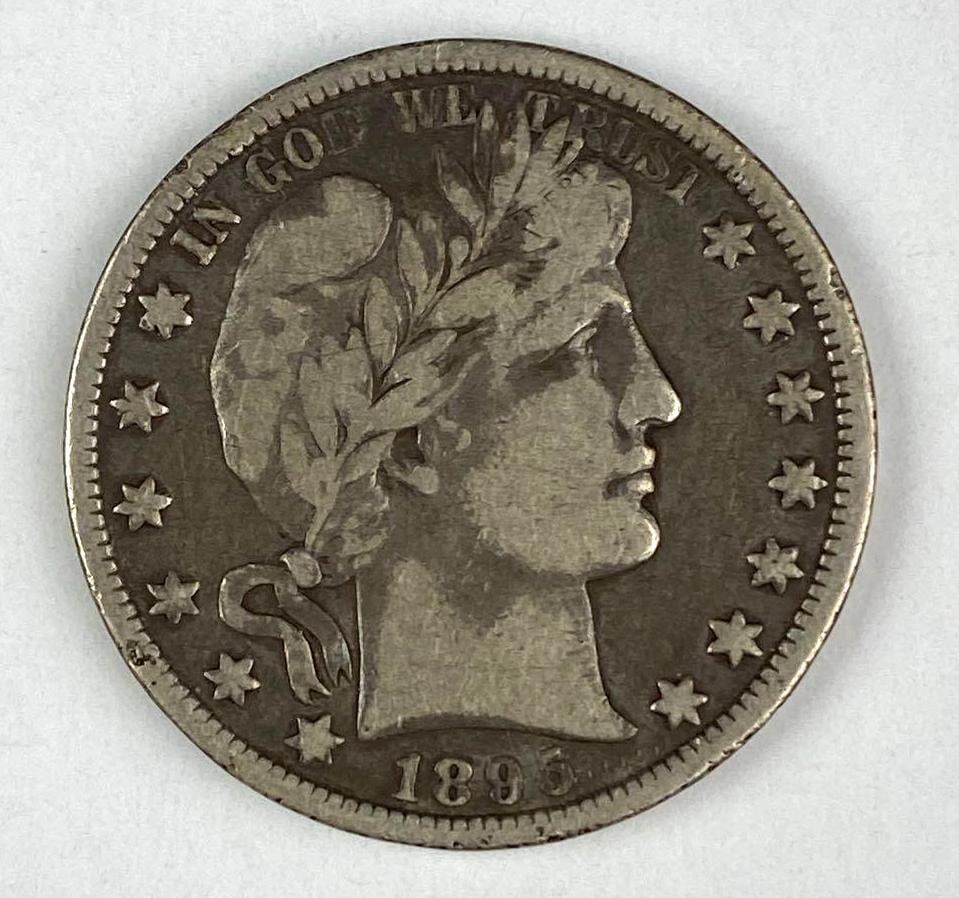 1895 O US Barber Silver Half Dollar: 1895 O US Barber Silver Half Dollar