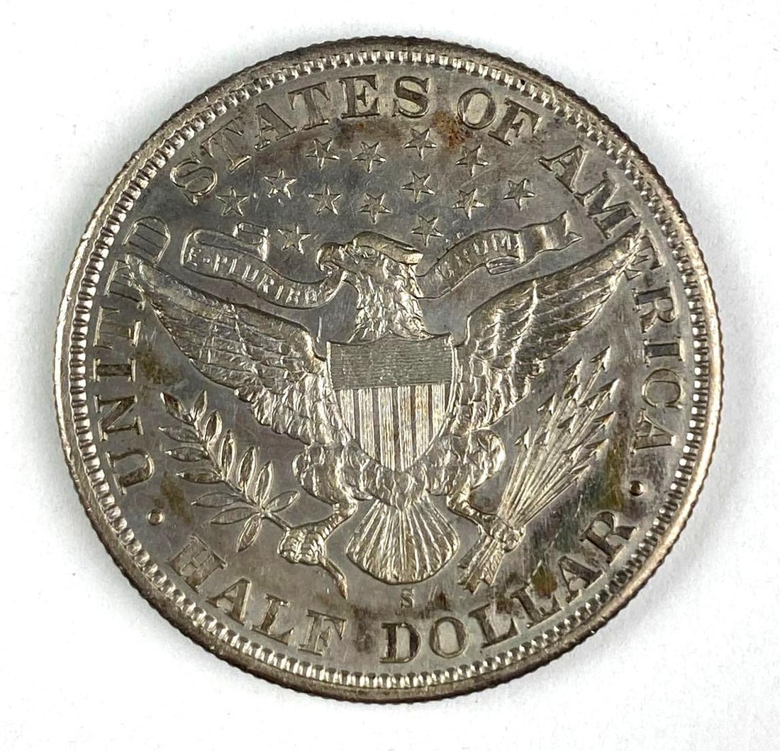 1899 S US Barber Silver Half Dollar - 2