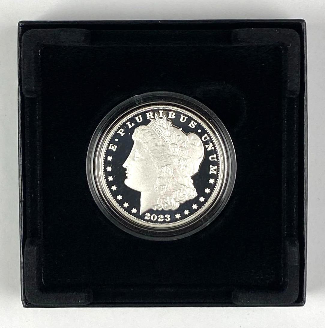 2023 S US Mint Morgan Silver Dollar: Includes COA