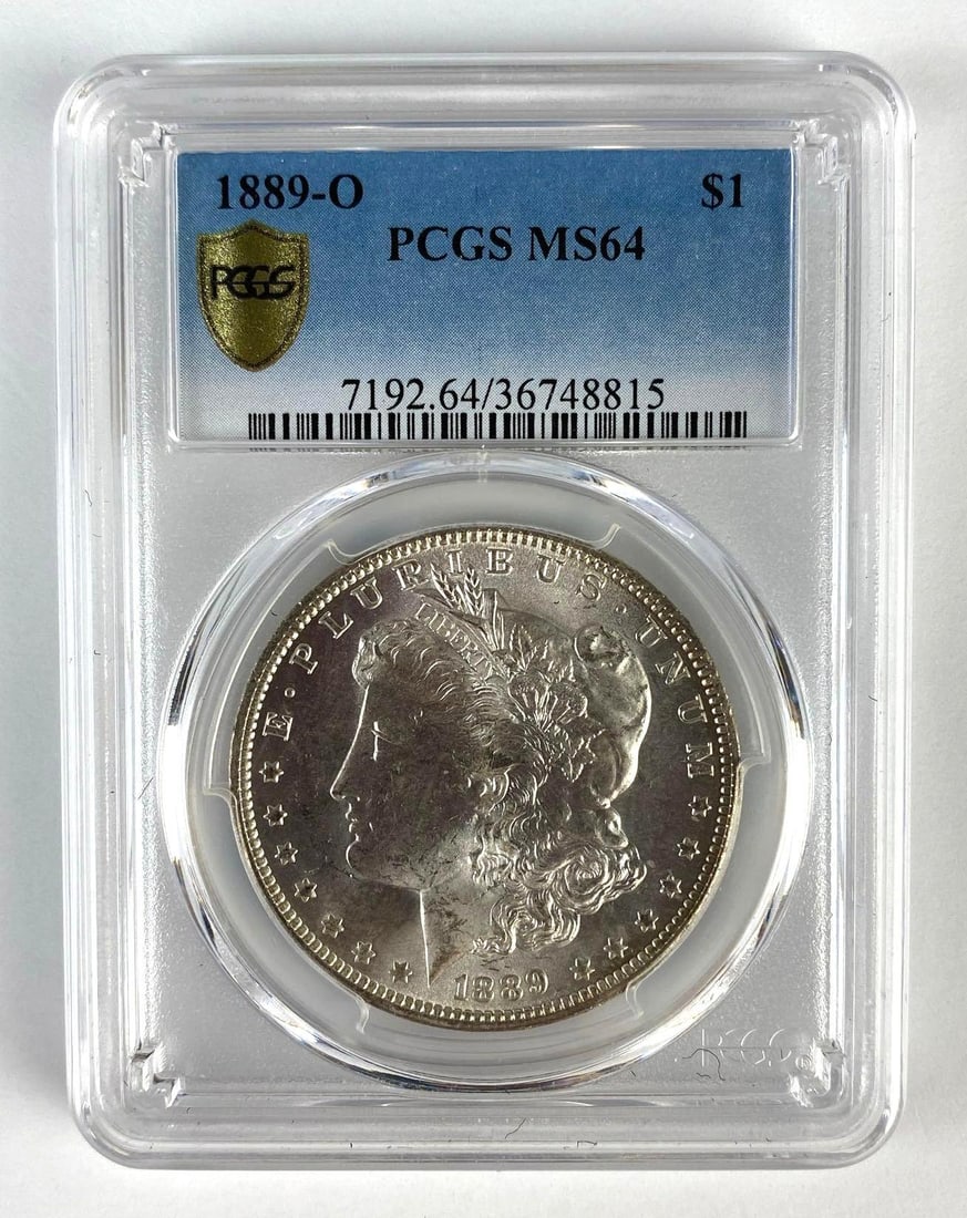 PCGS Graded 1889-O US $1 Morgan Silver Dollar MS64 (1 of 2)
