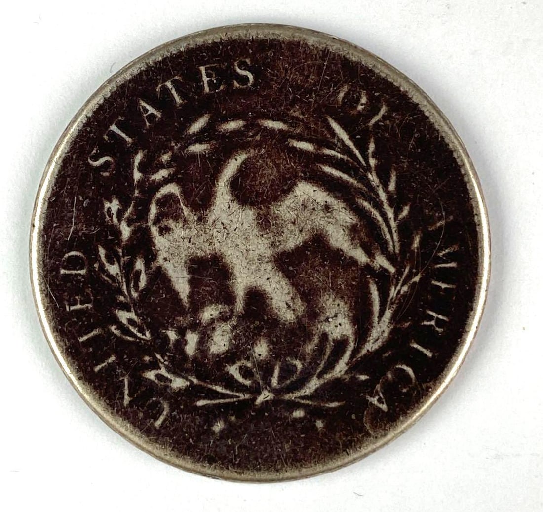 1797 US Draped Bust Silver Dollar - 2