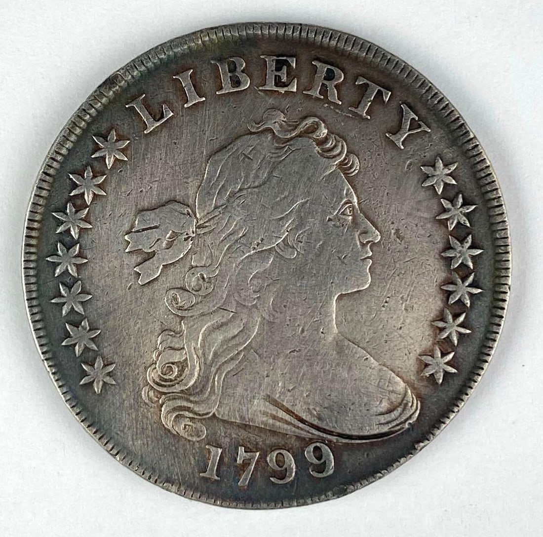1799 US Draped Bust Silver Dollar: 1799 US Draped Bust Silver Dollar