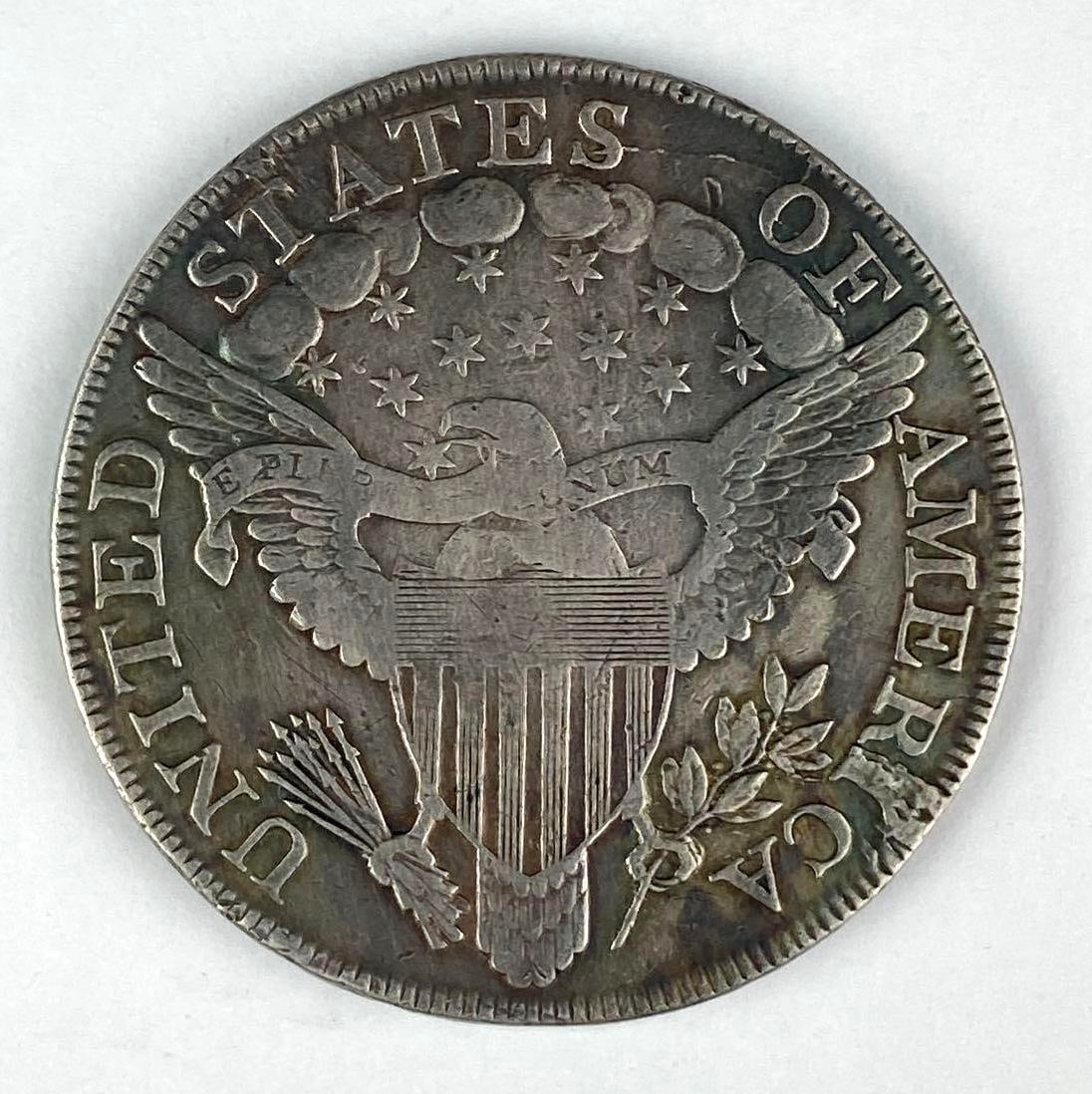 1799 US Draped Bust Silver Dollar - 2