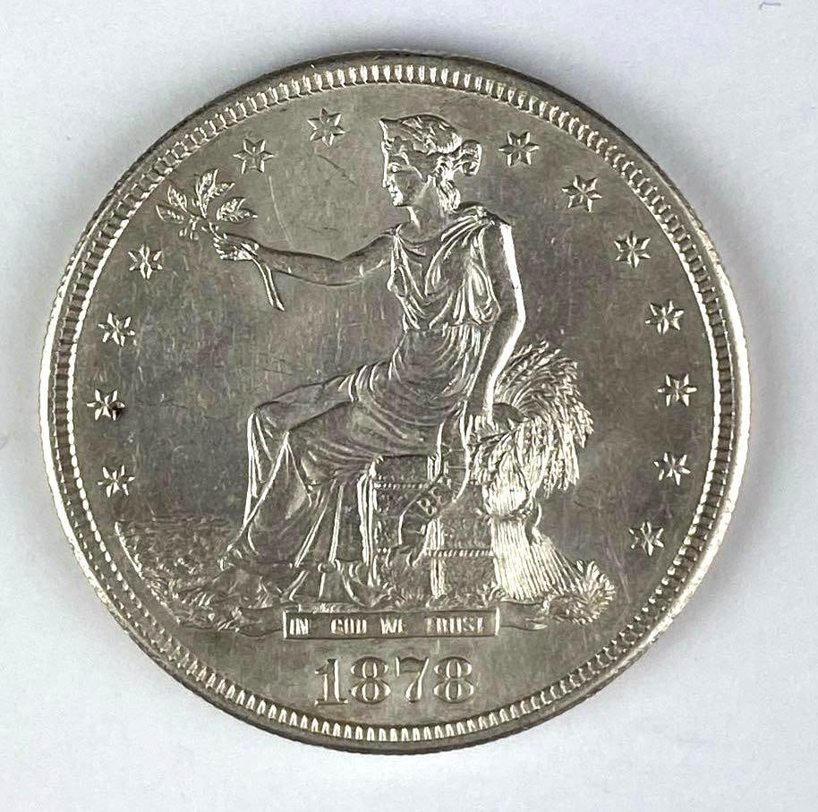1878 S US Silver Trade Dollar: 1878 S US Silver Trade Dollar