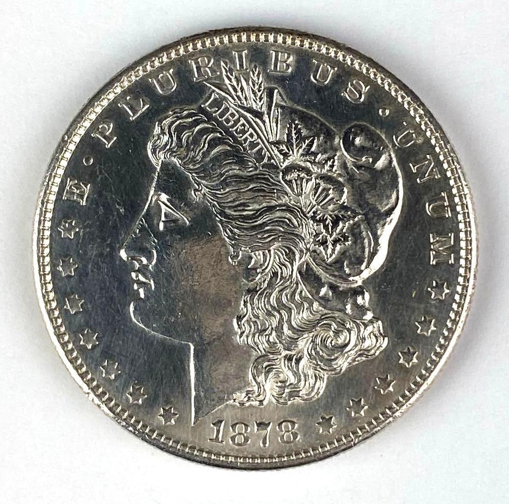 1878 S US Morgan Silver Dollar (1 of 2)