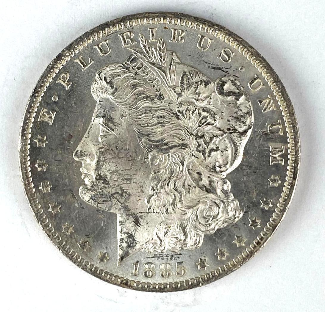 1885 O US Morgan Silver Dollar: 1885 O US Morgan Silver Dollar