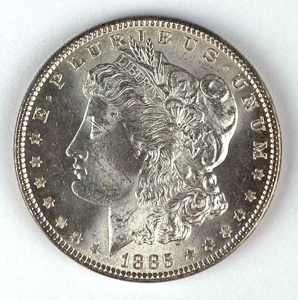 1885 US Morgan Silver Dollar: 1885 US Morgan Silver Dollar