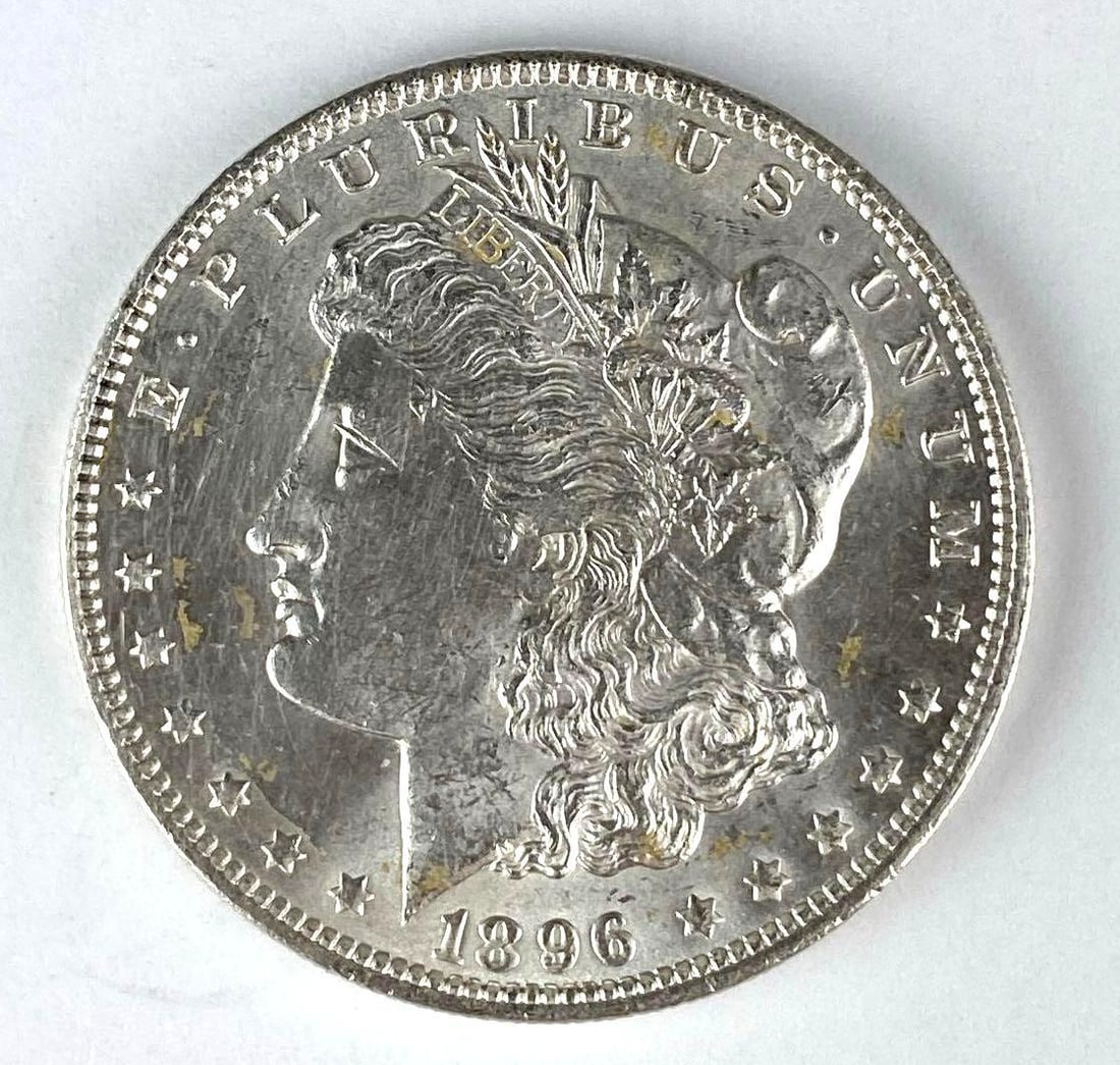 1896 US Morgan Silver Dollar: 1896 US Morgan Silver Dollar