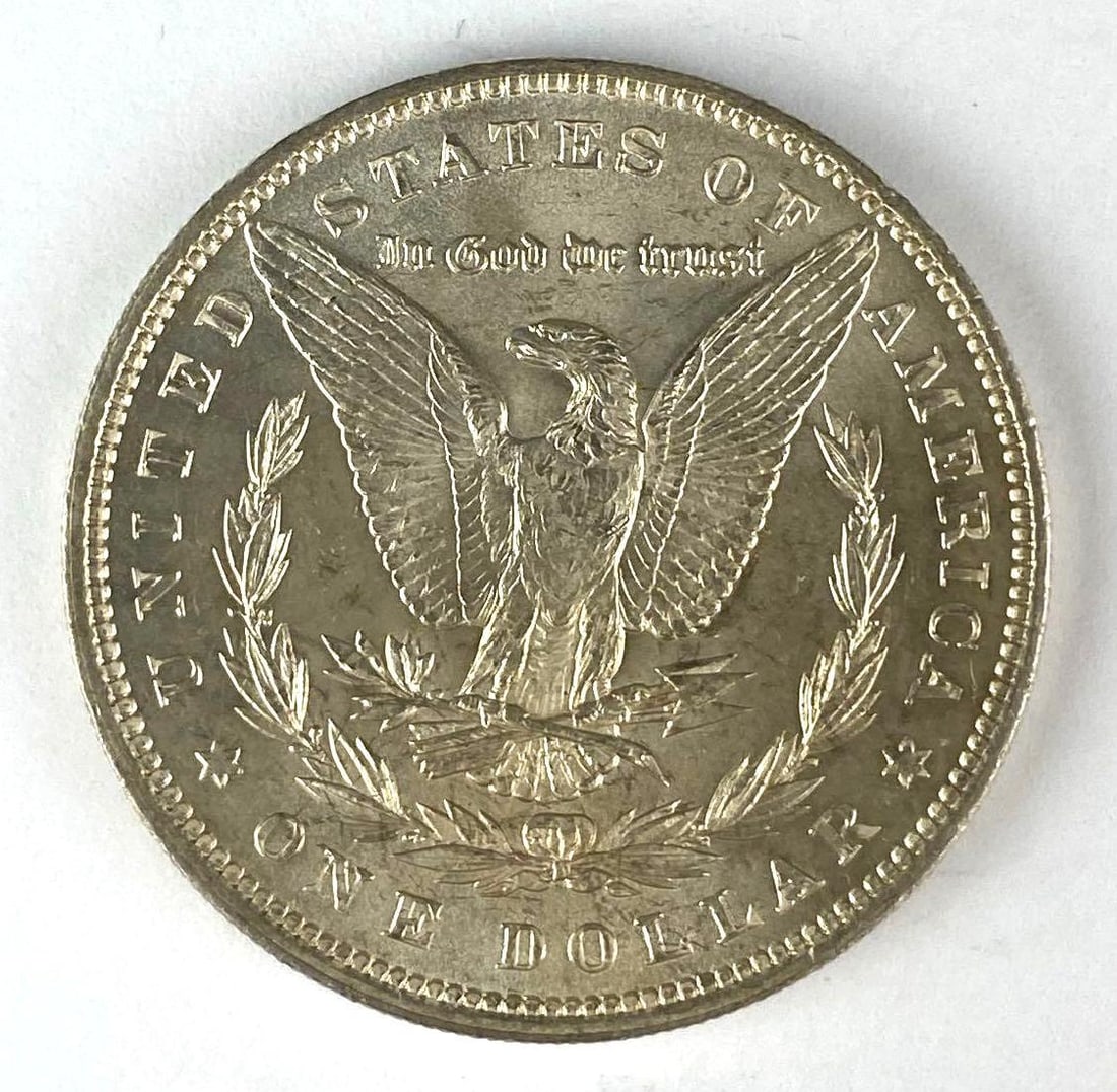 1896 US Morgan Silver Dollar - 2