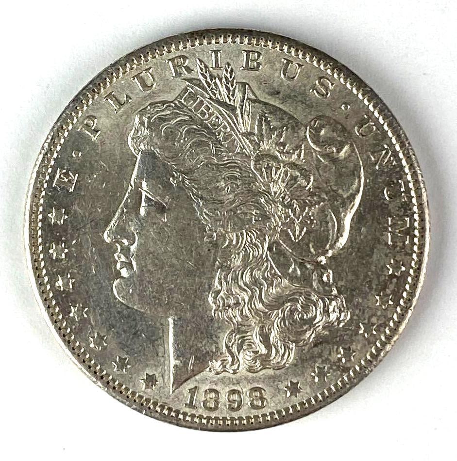 1898 S US Morgan Silver Dollar: 1898 S US Morgan Silver Dollar